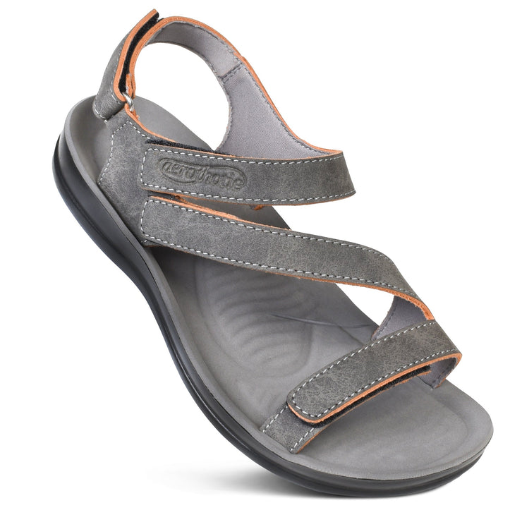 Aerothotic - Zion Adjustable Strappy Slingback Sandals for Women