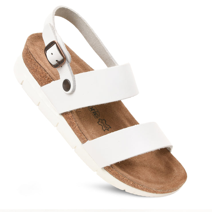 Aerothotic - Tori Casual Non-Slip Comfy Leather Platform Sandals