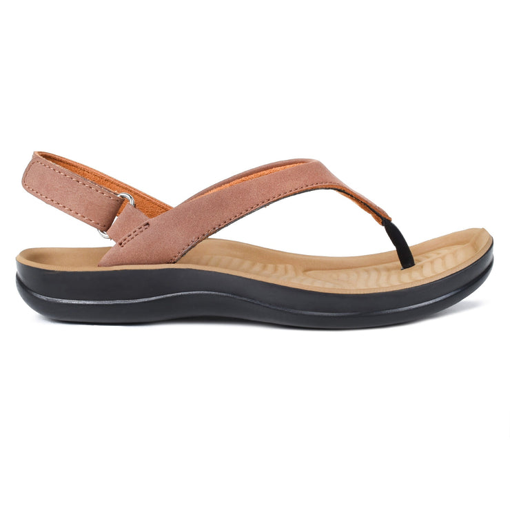 Aerothotic - Verra Soft Toe Post Comfortable Velcro Backstrap Women’s Sandals