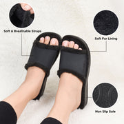 Aerothotic - Aspen Fuzzy Strap Ladies Arch Support Slides