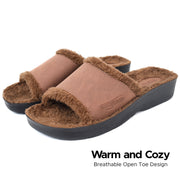 Aerothotic - Aspen Fuzzy Strap Ladies Arch Support Slides