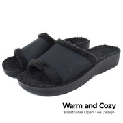 Aerothotic - Aspen Fuzzy Strap Ladies Arch Support Slides