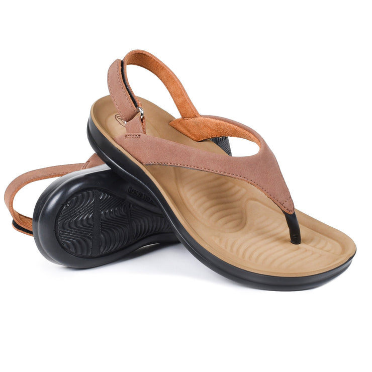 Aerothotic - Verra Soft Toe Post Comfortable Velcro Backstrap Women’s Sandals