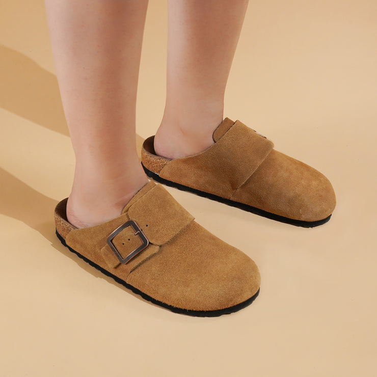 Aerothotic - Atlas Genuine Leather Clogs for Women with Arch Support