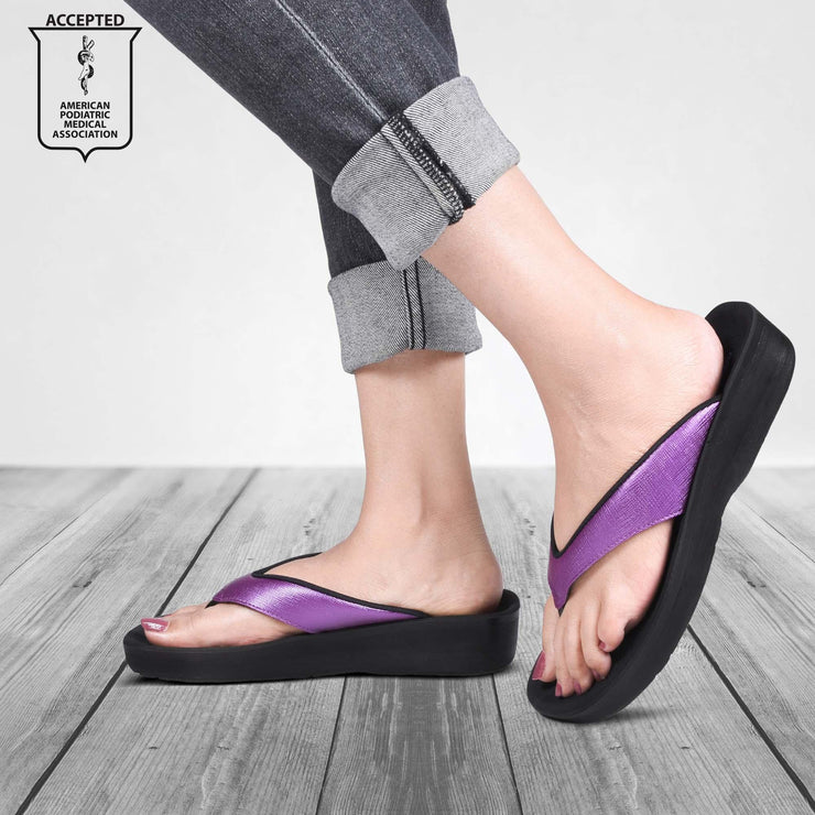 Buy Nalho Women's Comfort Sandals Flip Flops and Espadrilles, Comfortable  Flats Shoes and Slingback Slides with Yoga Mat Memory Foam, Grey Stripe, 9  Online at desertcartSeychelles