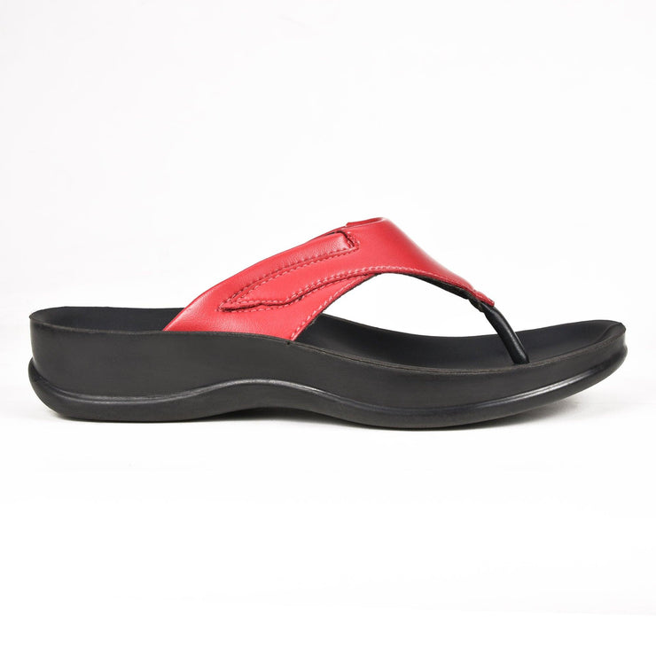 Nalho Karabi Flip Flops, Fabric, Black and Red, Size Shoes - red, size: 41  EU : : Fashion